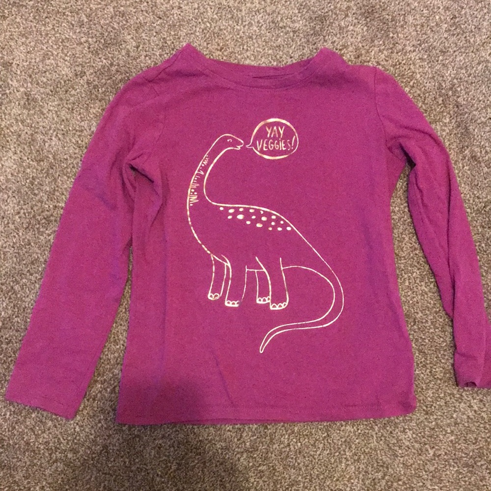 Girls dinosaur shirt